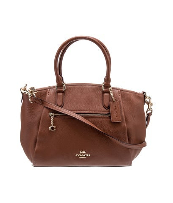 Coach Leather Top Handle Bag