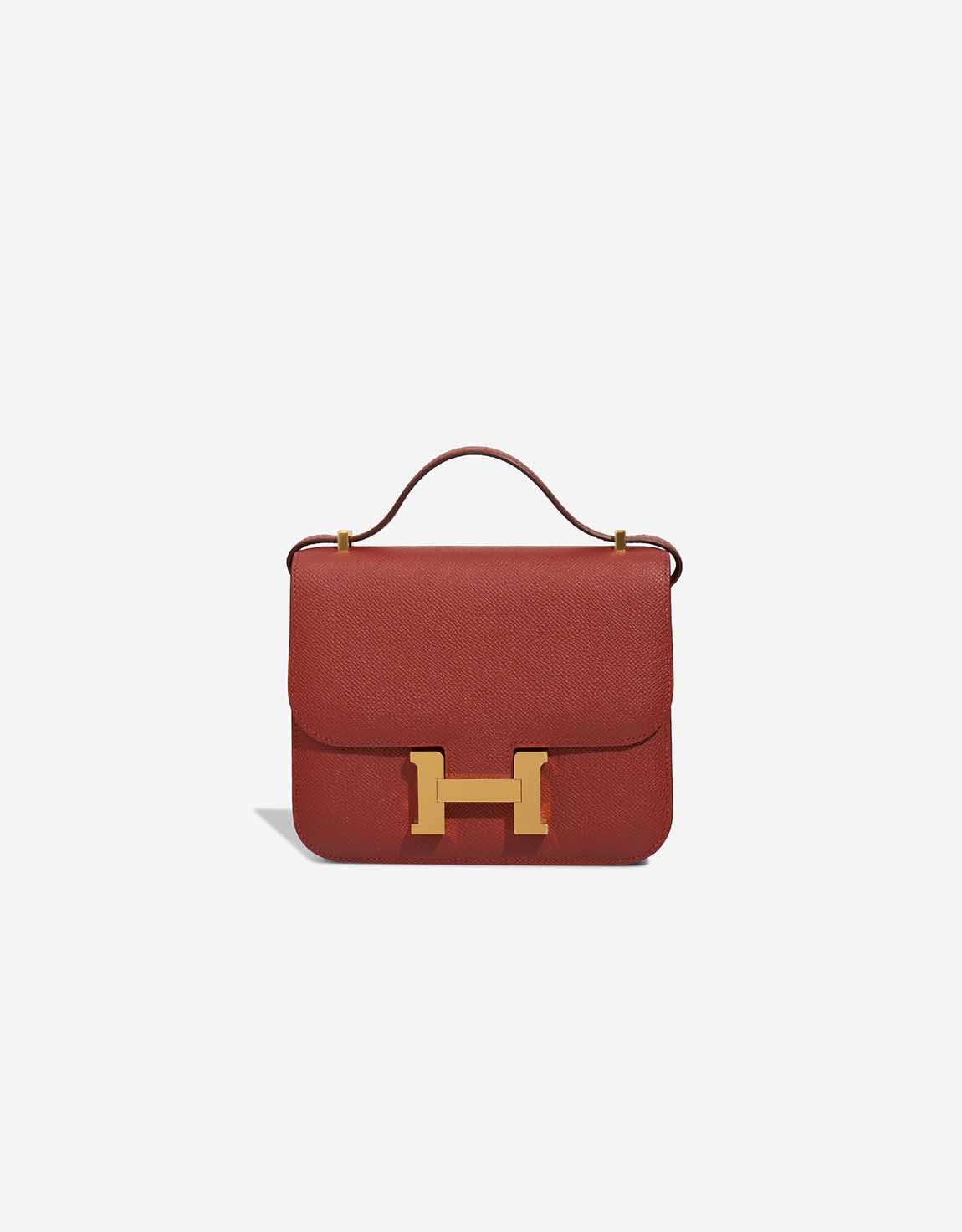 Hermes 
		Constance 18 Epsom Rouge Venitien    