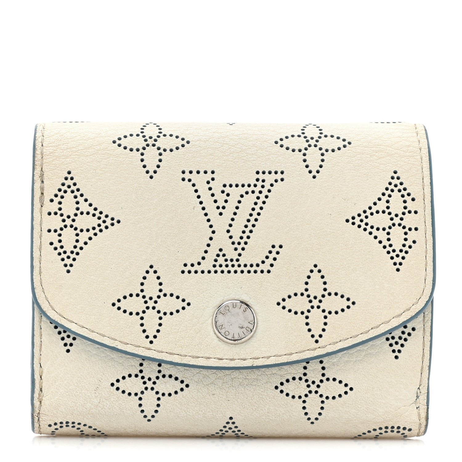 Louis Vuitton Mahina Iris Compact Wallet NM Bleu