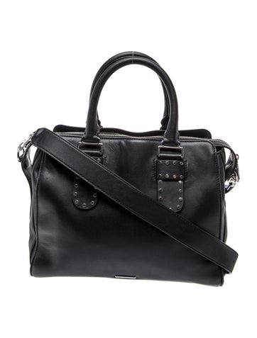 Leather Top Handle Bag