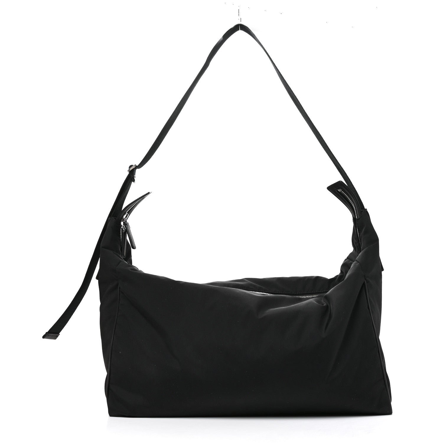 The Row Nylon E/W Logan Bag Black