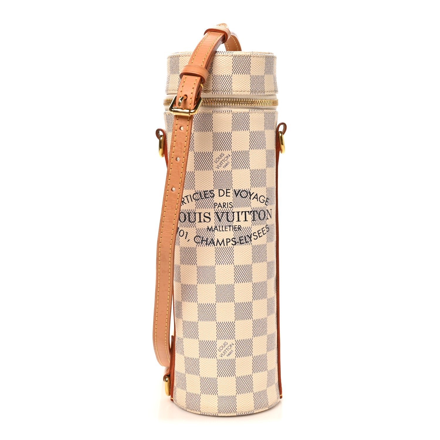 Louis Vuitton Louis Vuitton Damier Azur Bottle Holder
