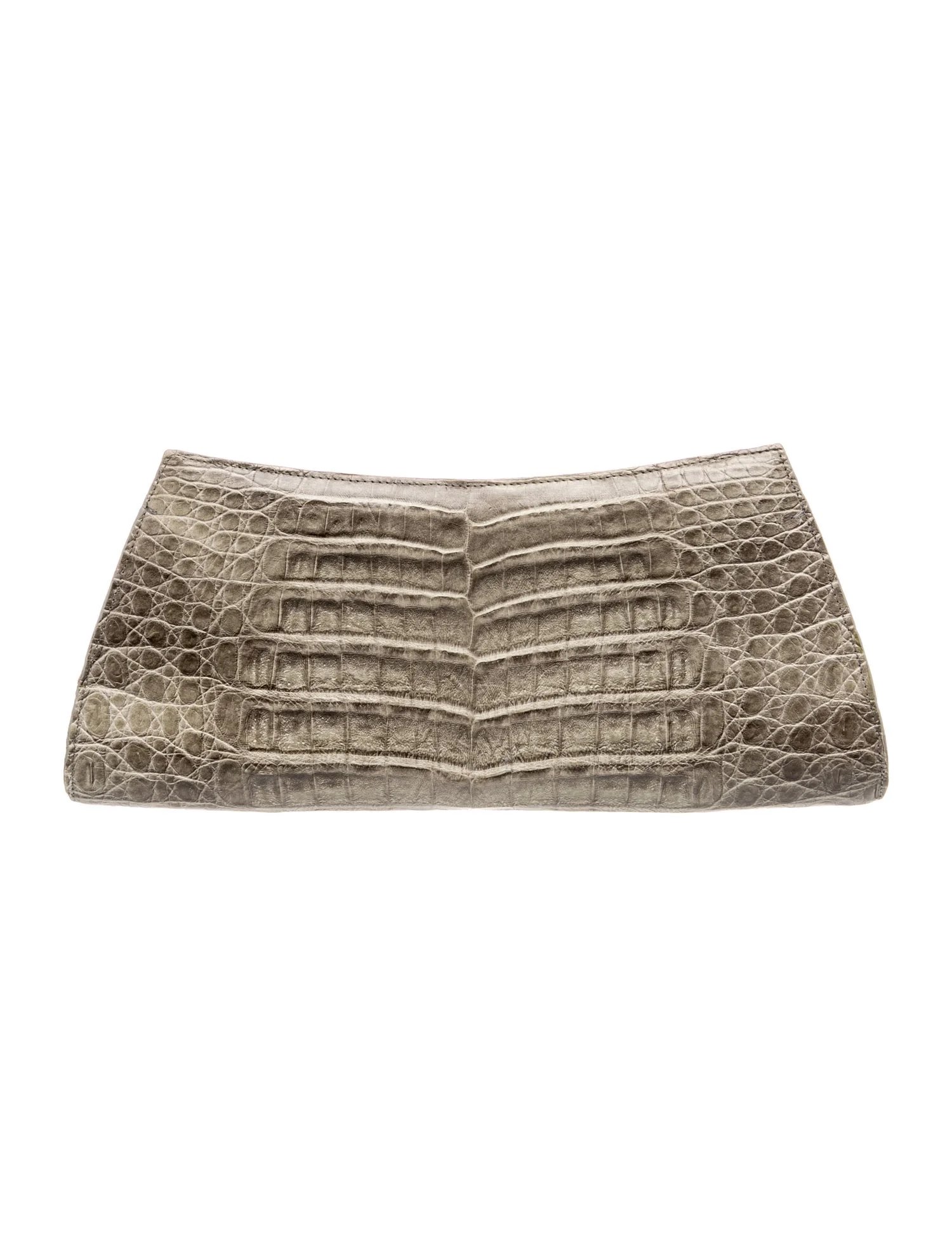 Nancy Gonzalez Crocodile Clutch