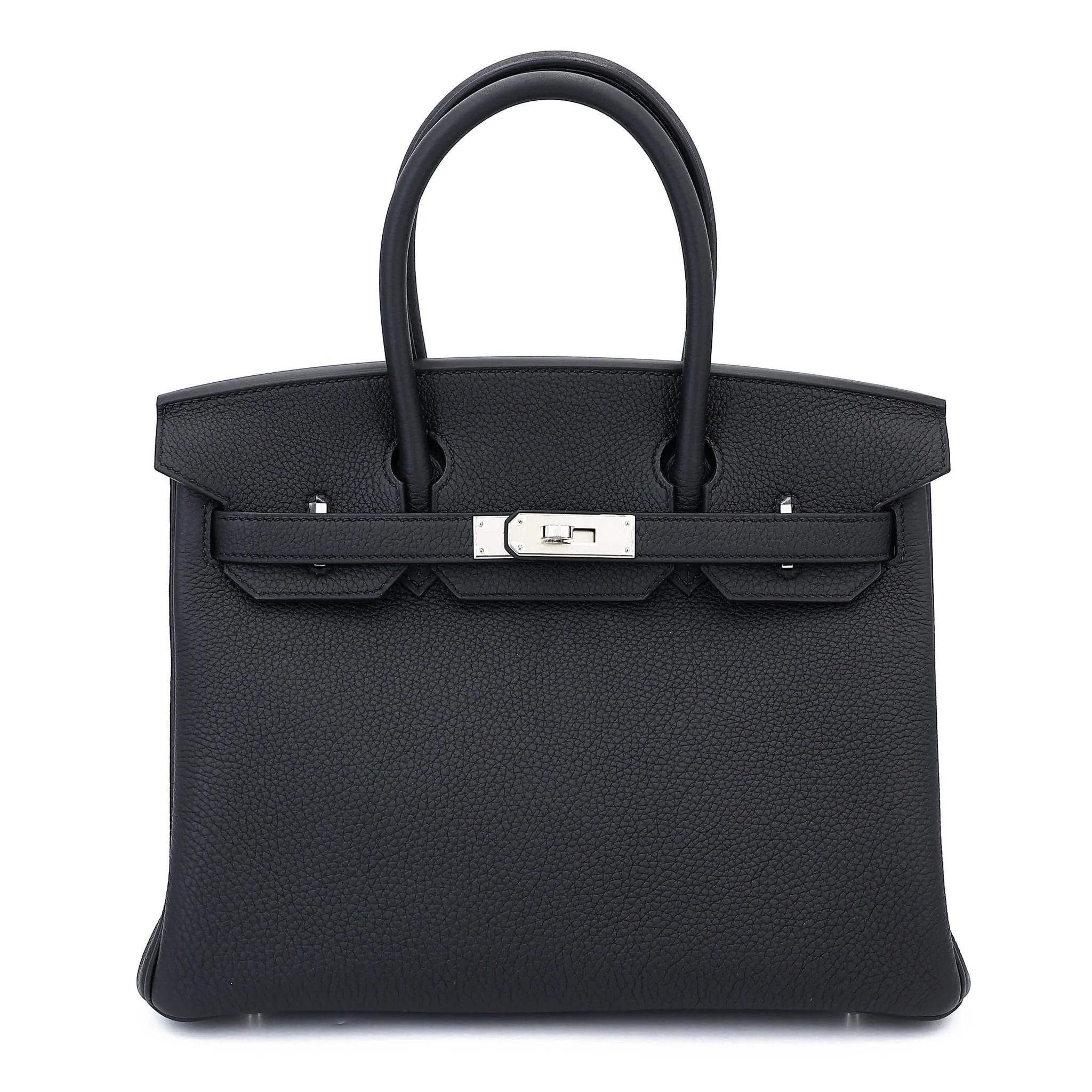 Unused ( Rank NS ) HERMÈS Birkin 30 Noir (89) Togo Palladium hardware B (2023)
