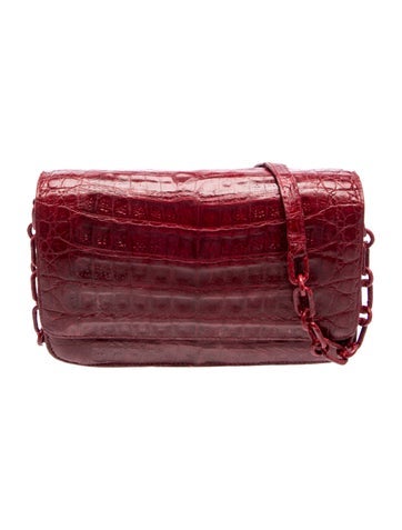 Nancy Gonzalez Crocodile Messenger Bag