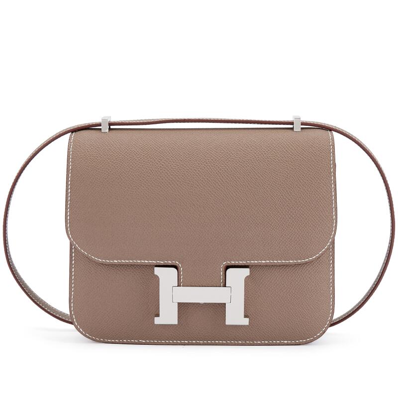 Etoupe Epsom Mini Constance 18 Palladium Hardware, 2026