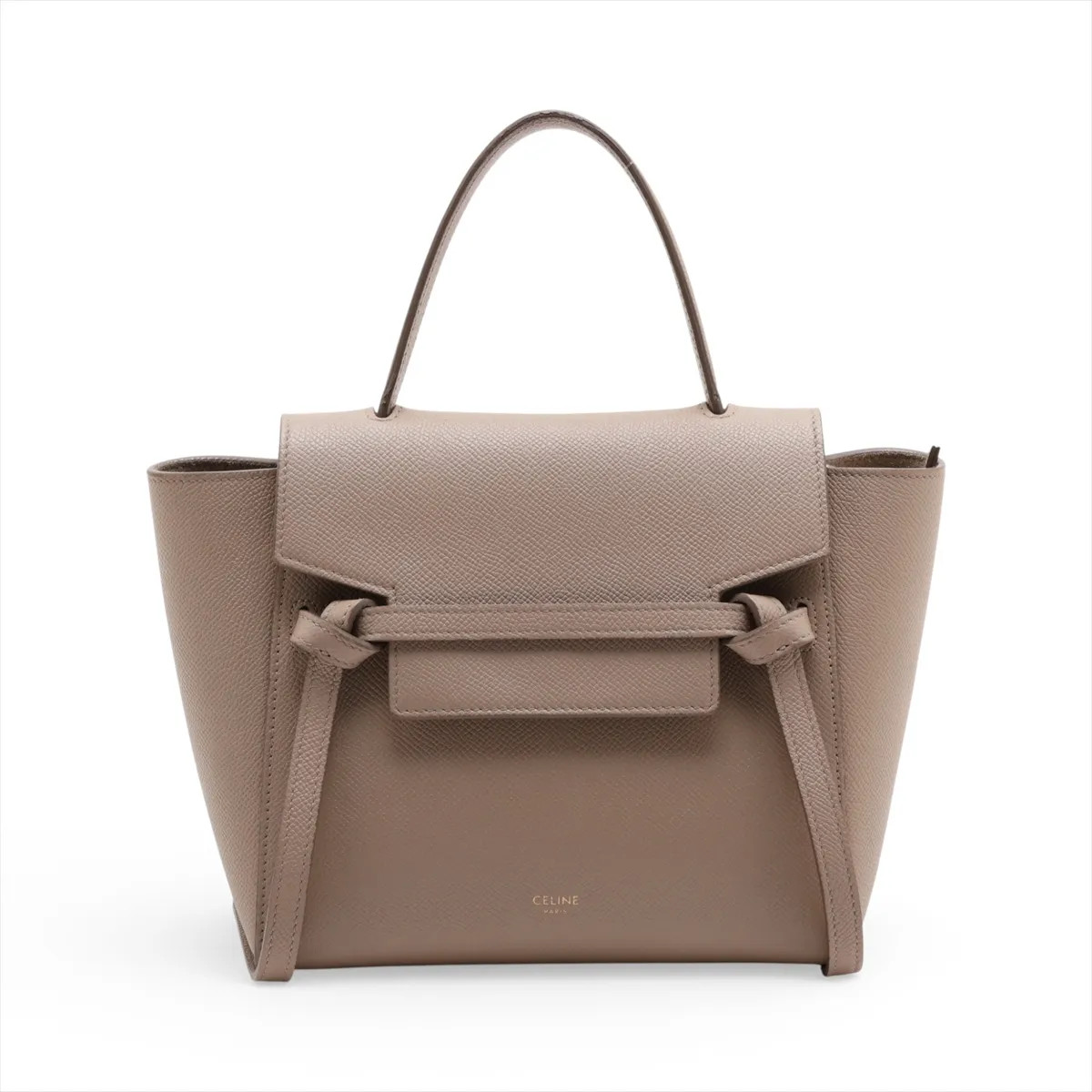 Celine Celine Belt Bag Nano Leather Hand bag Beige