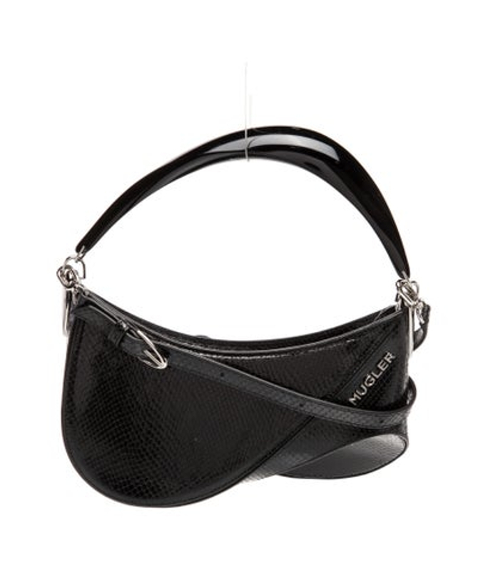 Mugler Leather Shoulder Bag