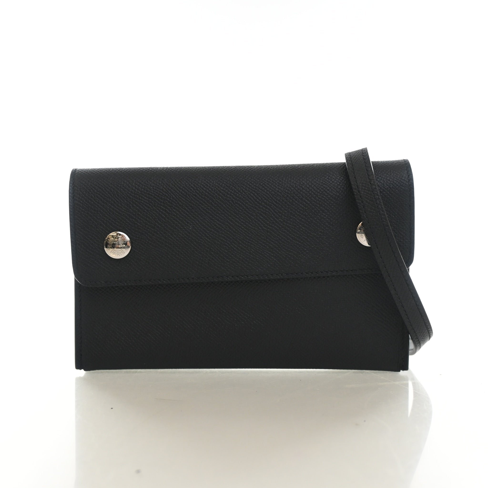Hermes Noir Epsom Hermesnap Wallet