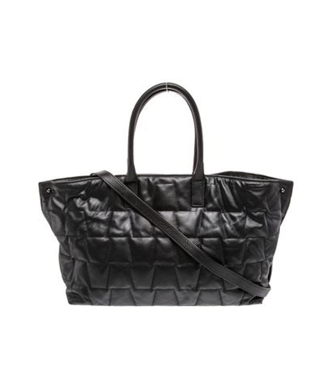 Akris Leather Top Handle Bag