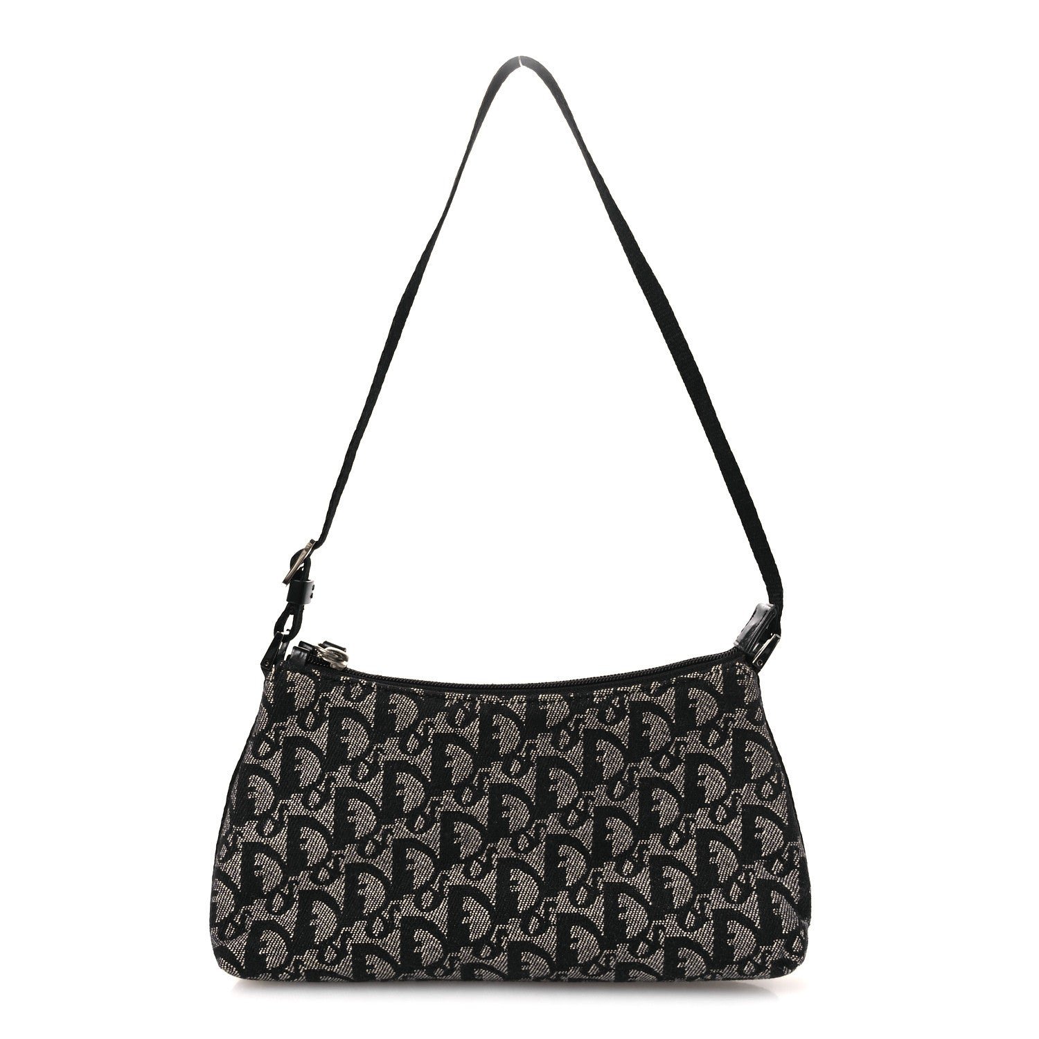 Dior Christian Dior Monogram Shoulder Bag Pochette Black