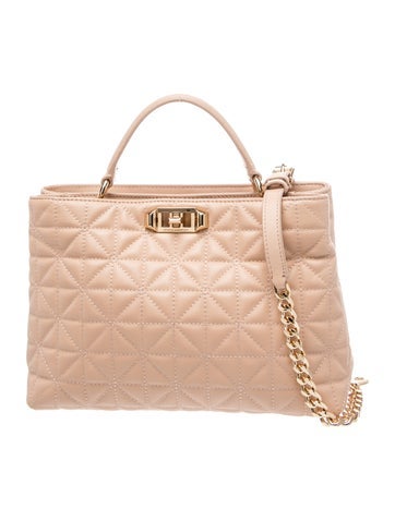 Leather Top Handle Bag