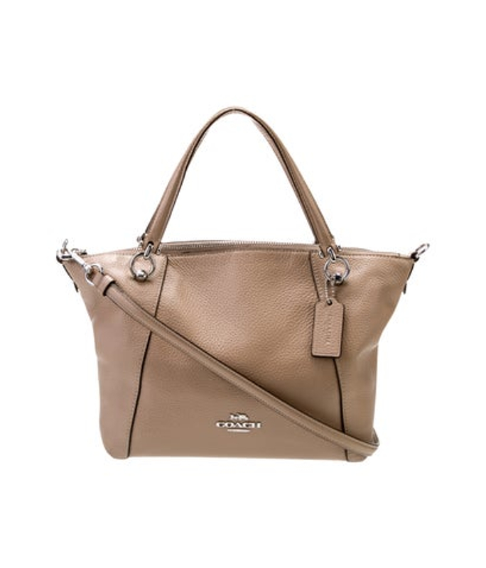 Coach Leather Top Handle Bag