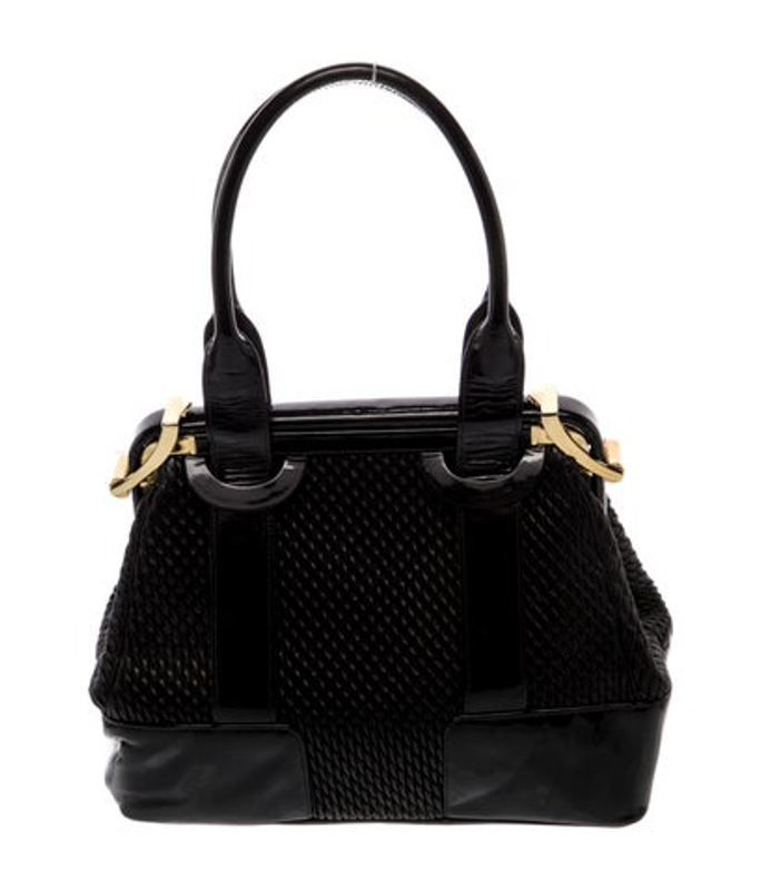 Judith Leiber Leiber Leather Top Handle Bag