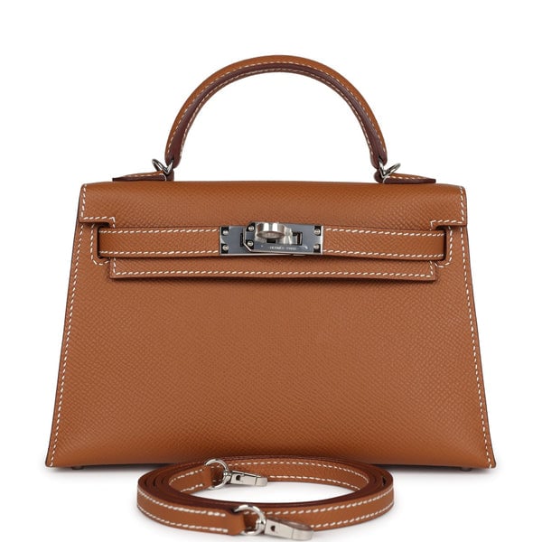Hermes Hermes Kelly Sellier 20 Gold Epsom Palladium Hardware