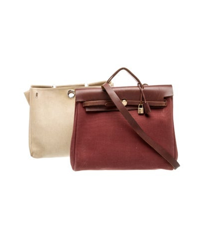 Hermes Toile Officier Herbag 39