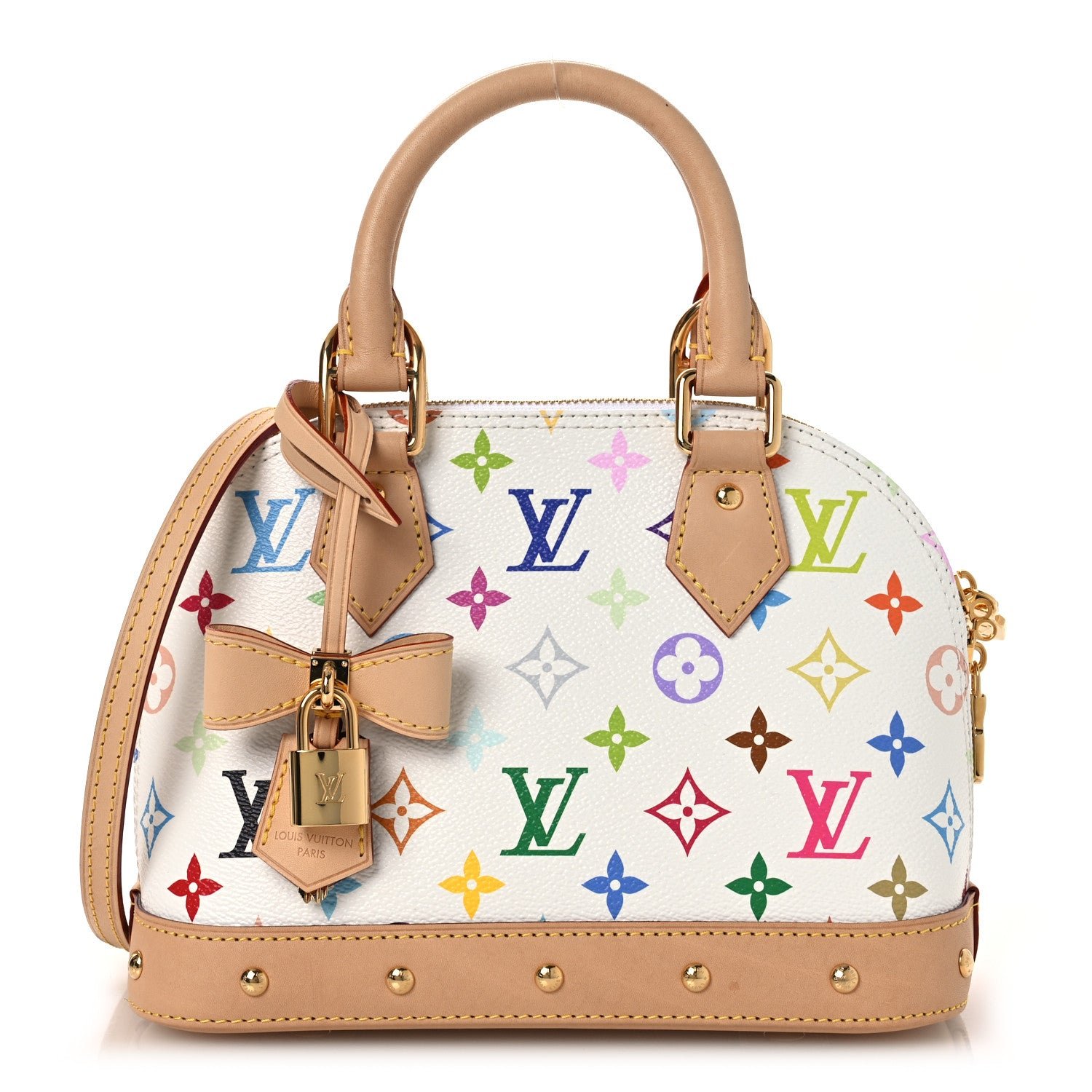 Louis Vuitton LV x TM Monogram Multicolor Alma BB White