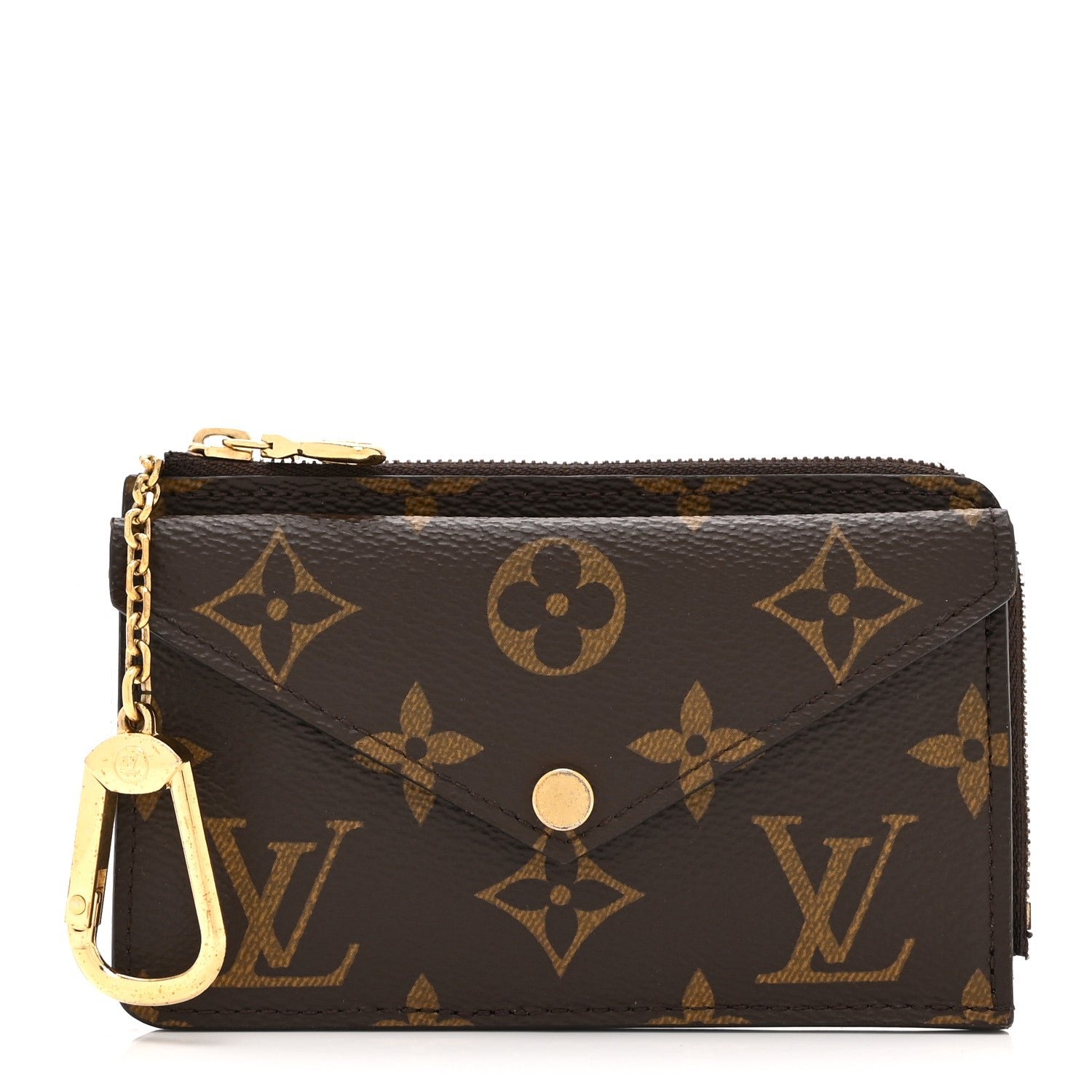 Louis Vuitton Monogram Recto Verso Card Holder Black