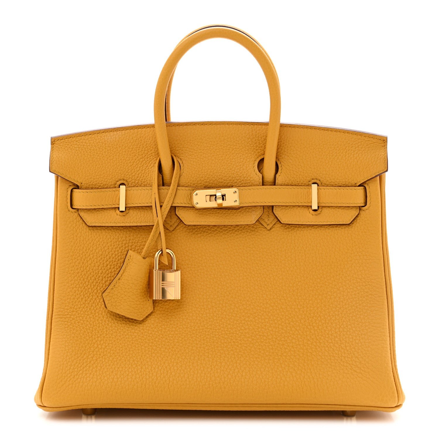 Hermes Togo Birkin 25 Jaune Ambre