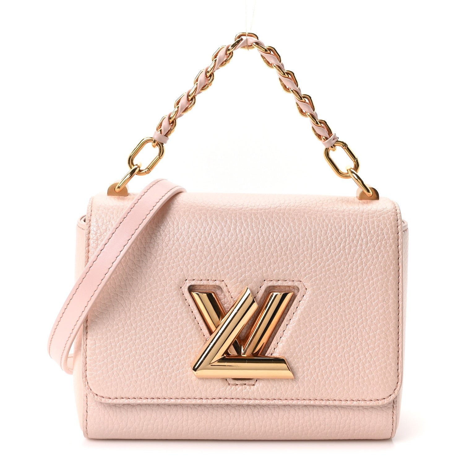 Louis Vuitton Louis Vuitton Iridescent Grained Calfskin Summer Splash Twist PM Pink