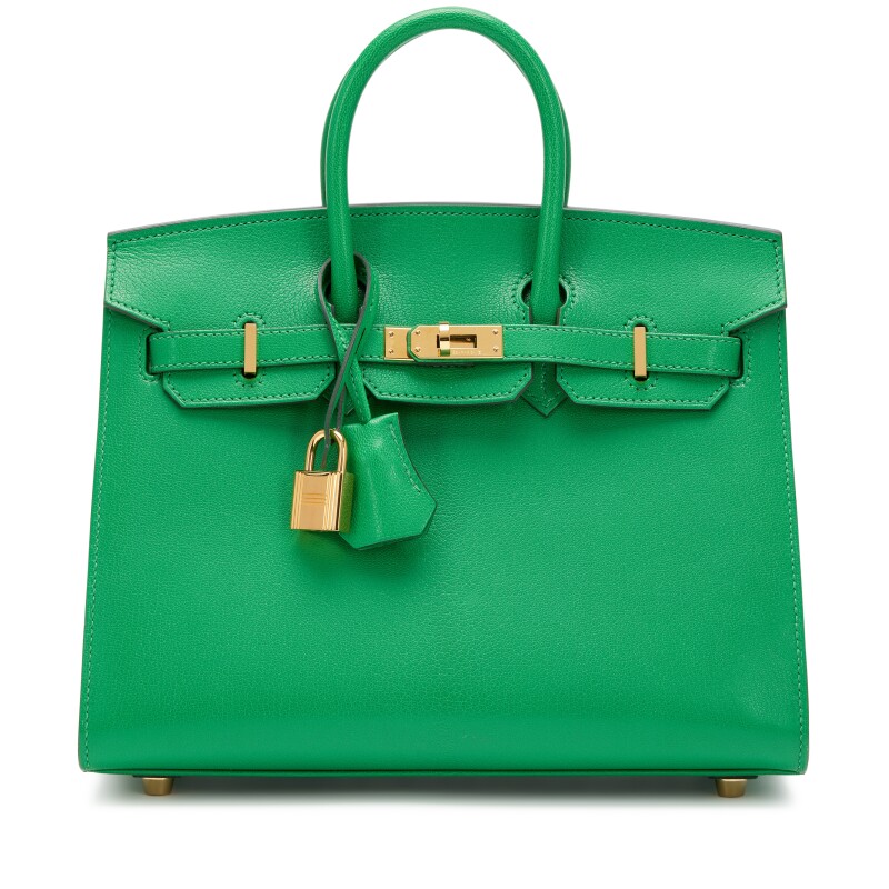 Hermes Bambou Chèvre Chamkila Sellier Birkin 25 Gold Hardware, 2024