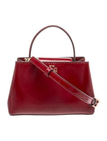 Leather Top Handle Bag