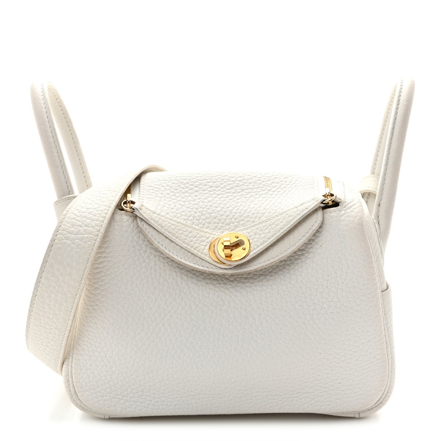 Taurillon Clemence Mini Lindy 20 New White