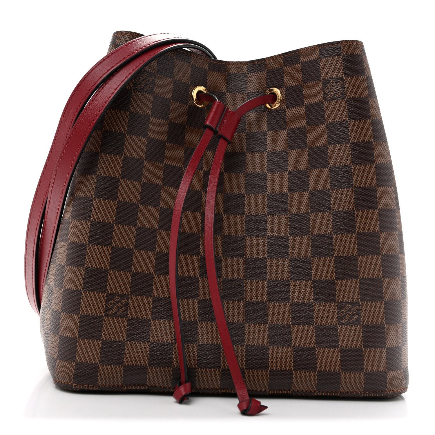 Louis Vuitton Damier Ebene Neonoe MM Cherry Berry