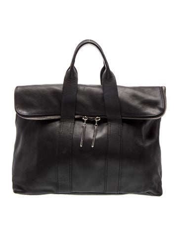 Leather Top Handle Bag