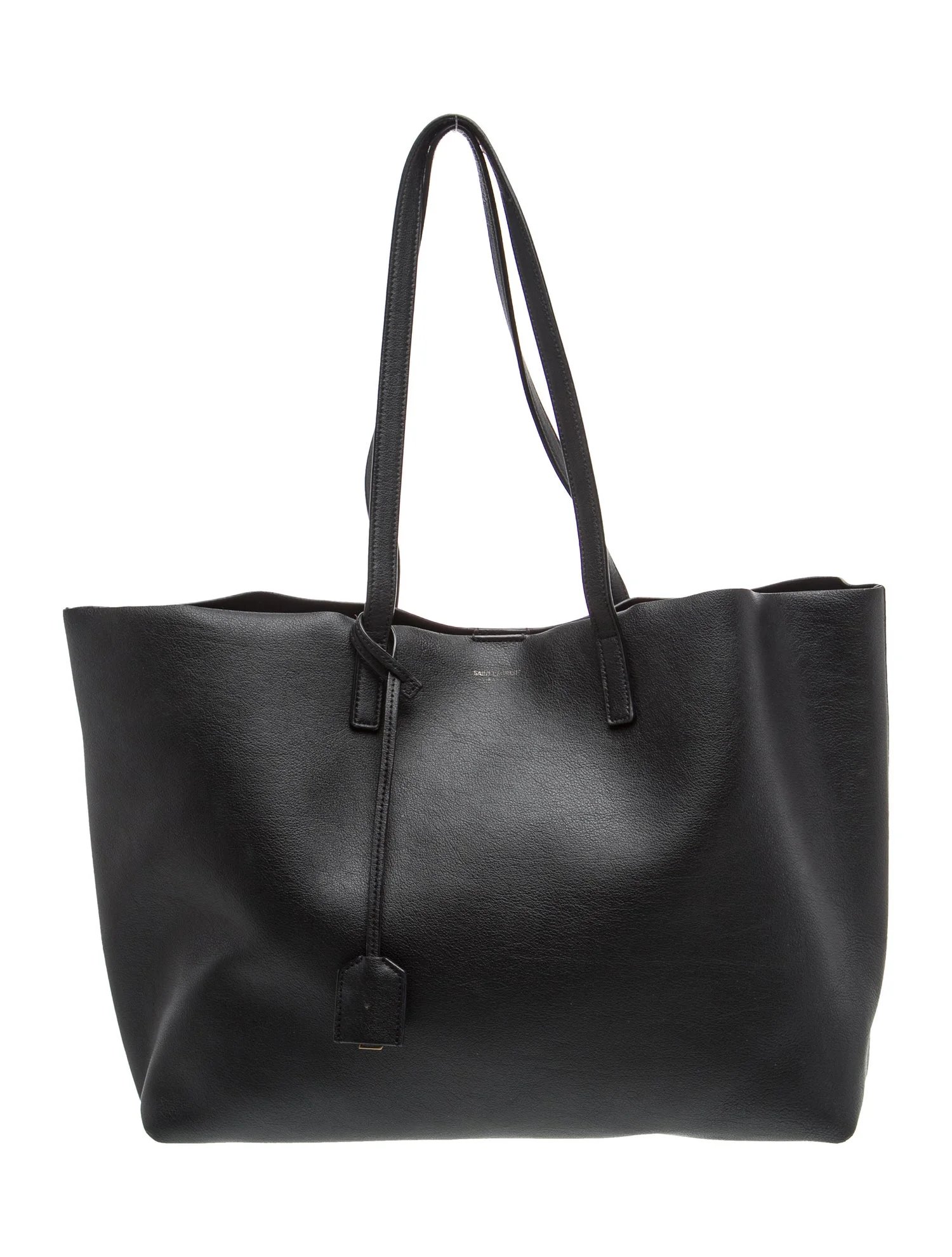 Leather E/W Shopping Tote