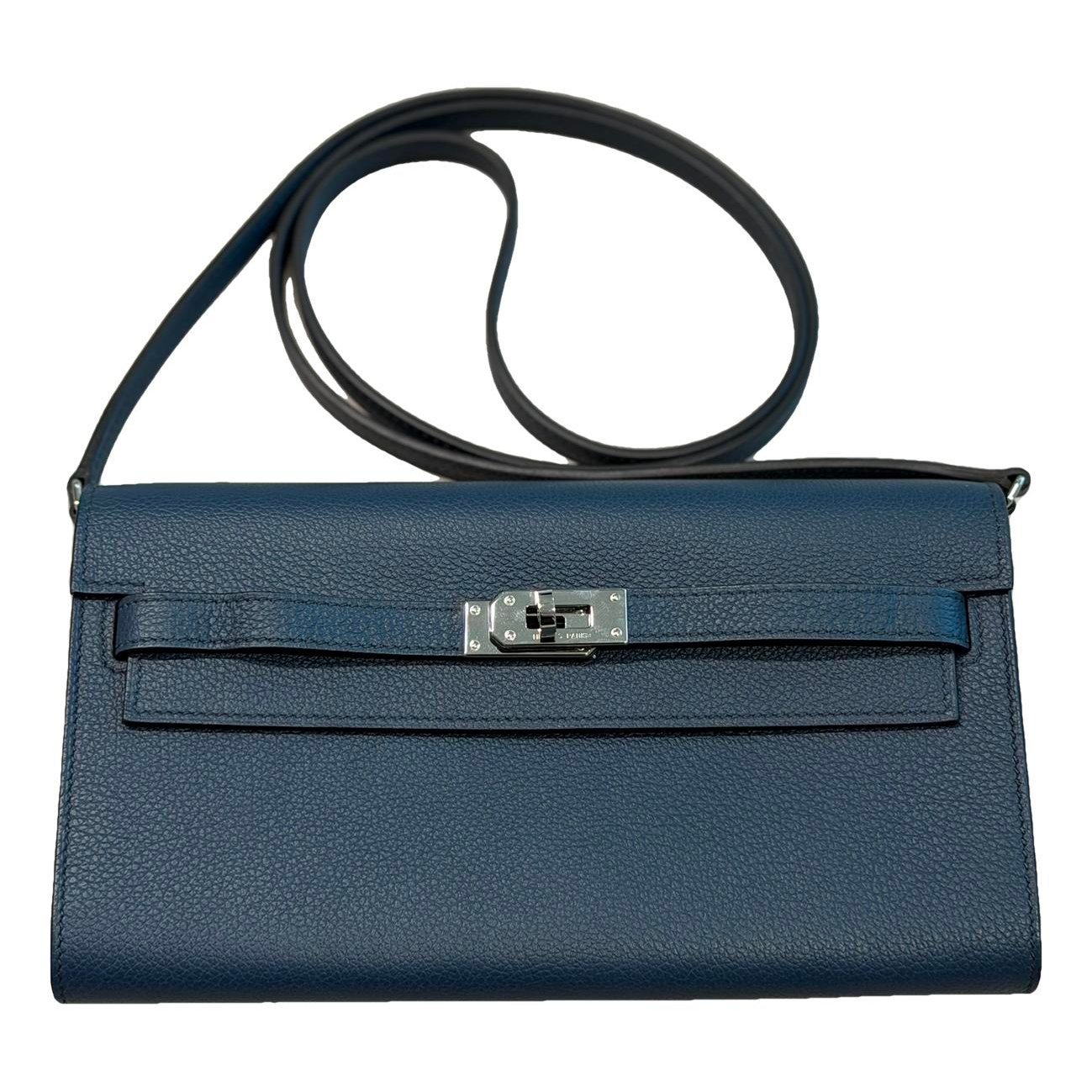 Kelly to go leather clutch bag