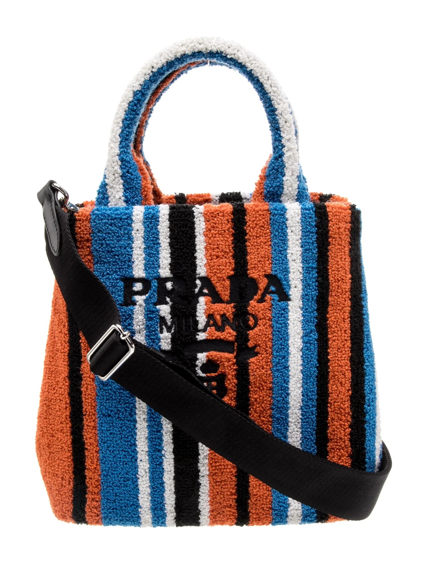 Signature Terry Cloth Stripe Tote Small
