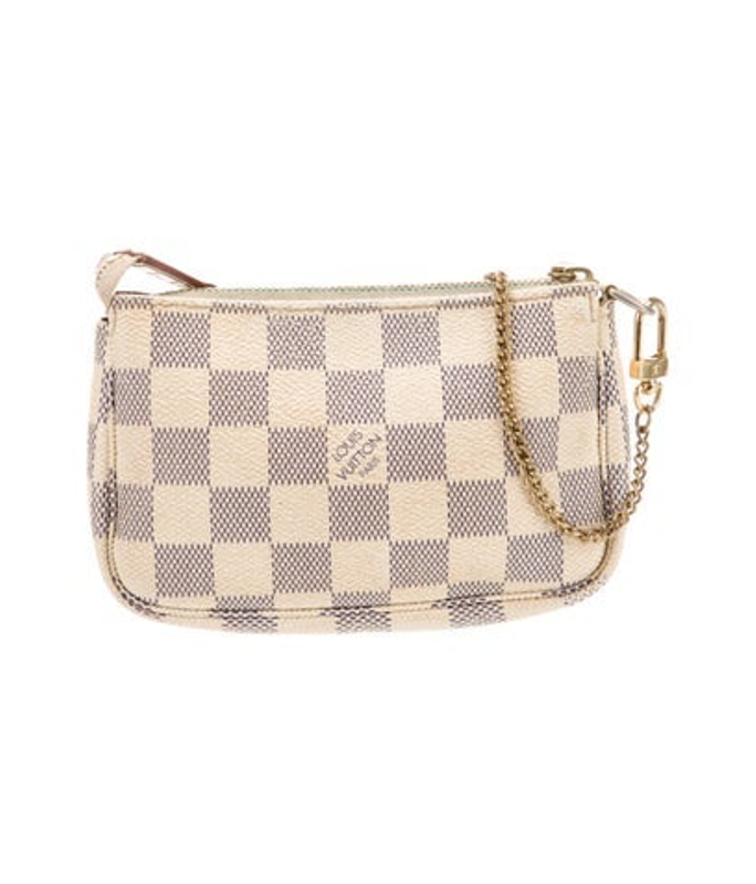 Louis Vuitton Vuitton Damier Azur Pochette Accessoires Mini