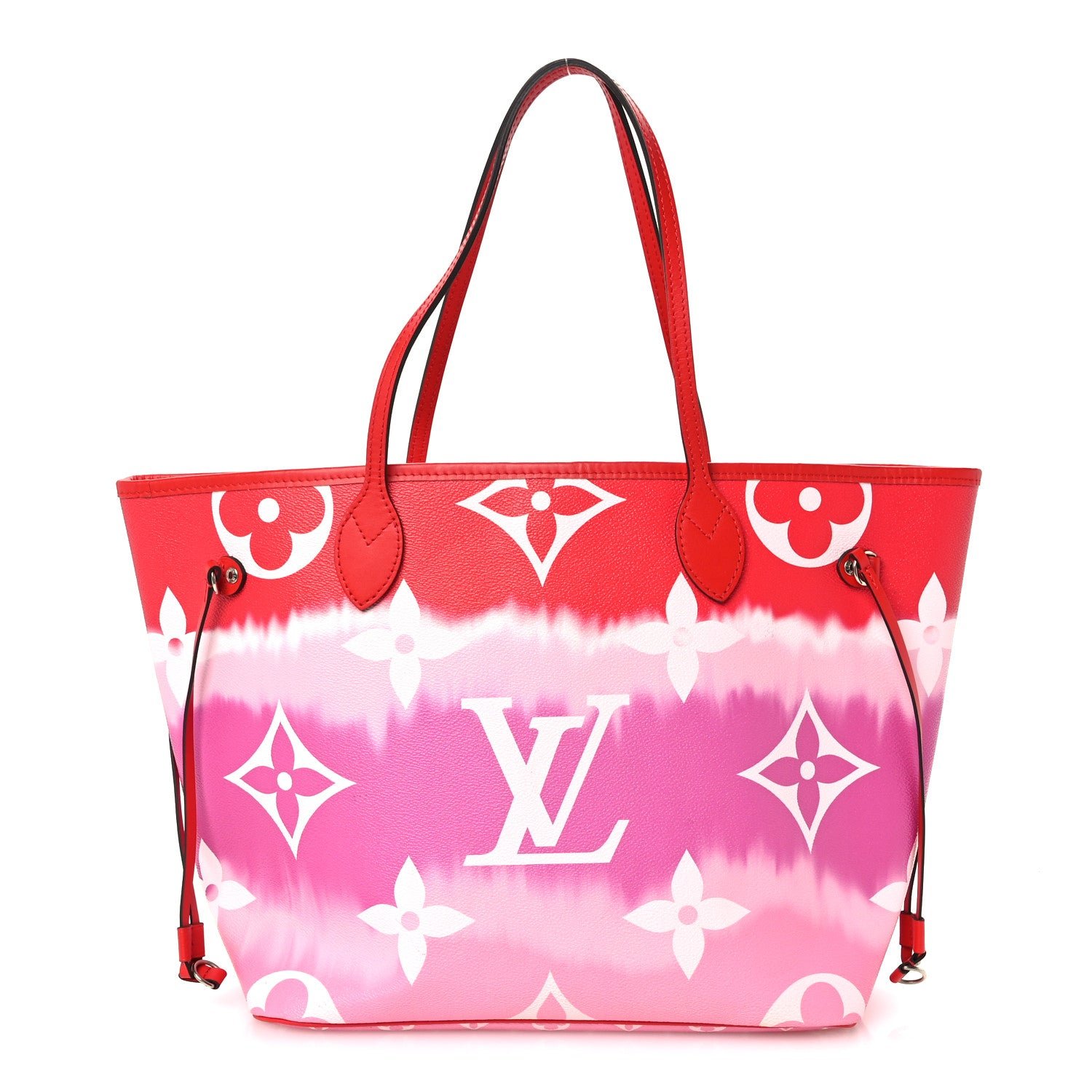 Louis Vuitton Monogram Escale Neverfull MM Rouge