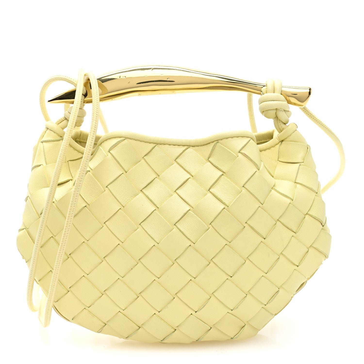 Bottega Veneta Nappa Intrecciato Mini Sardine Bag Ice Cream