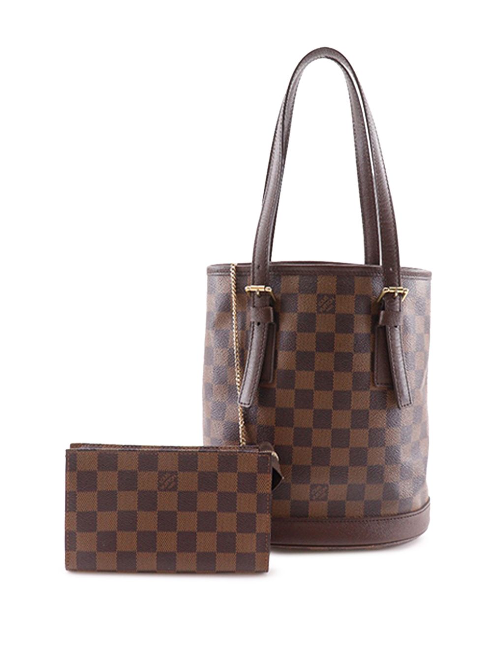 2001 Damier Ebene Marais bucket bag