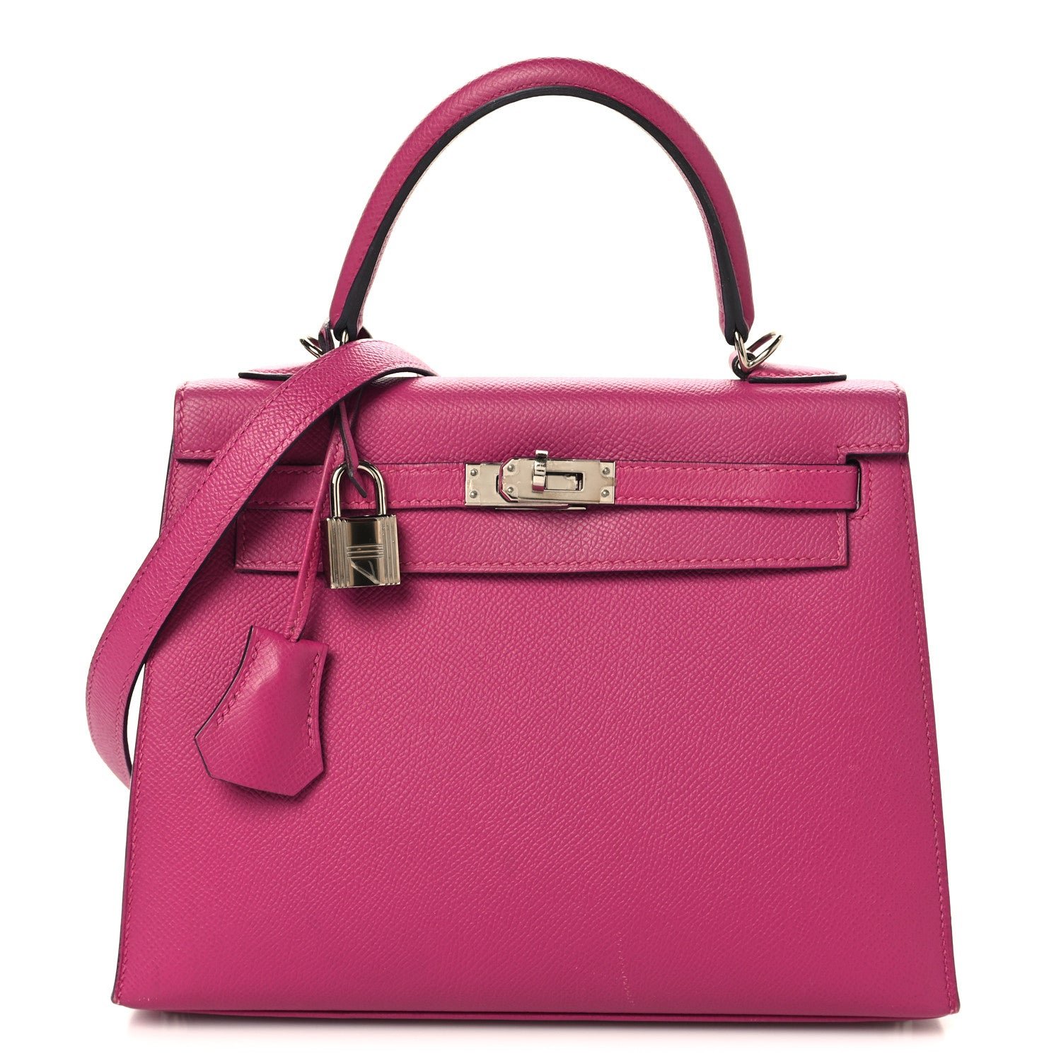Hermes Epsom Kelly Sellier 25 Rose Pourpre