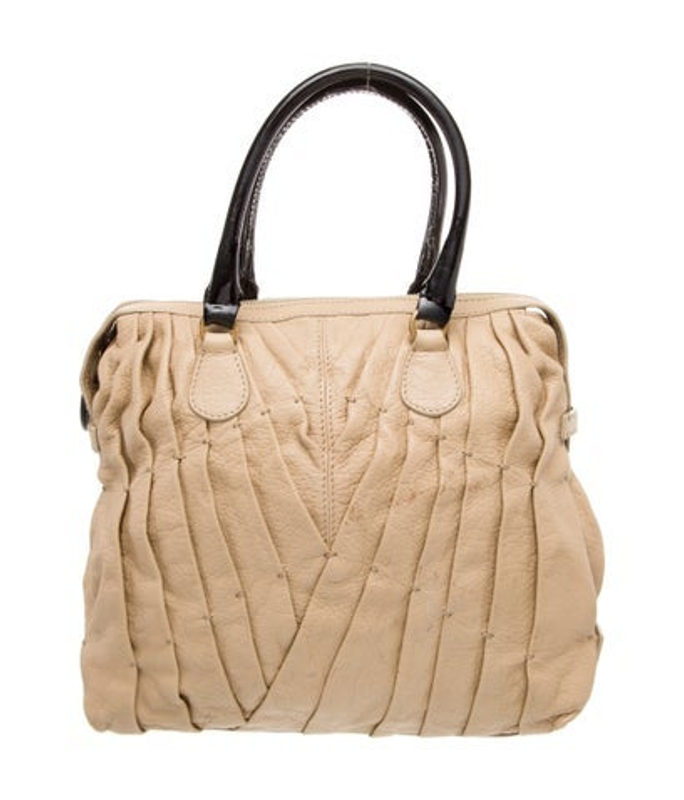 Valentino Leather Top Handle Bag
