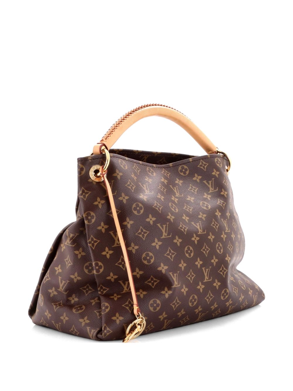 Artsy Handbag Monogram Canvas MM hobo bag