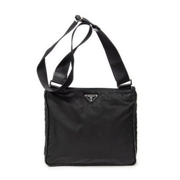 Prada Canvas Square Flat Messenger
