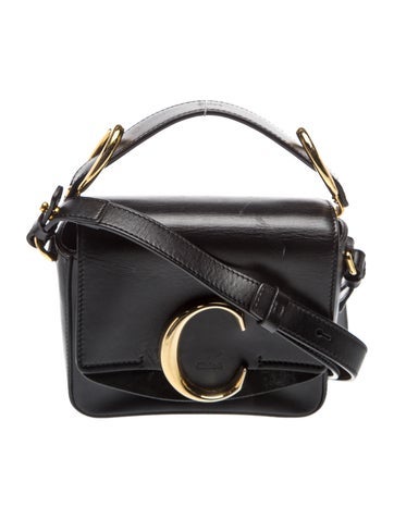 Chloe Leather Mini C Bag