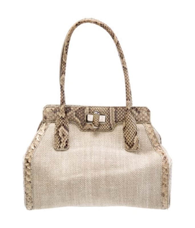 Tod's S Canvas Shoulder Bag