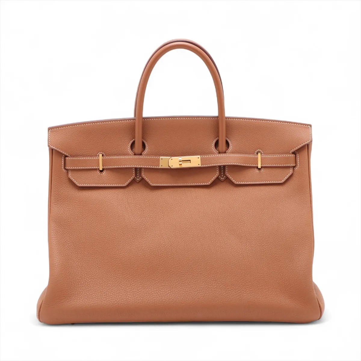 Hermès Birkin 40 Le Tournay Togo Gold Gold Metal Fittings