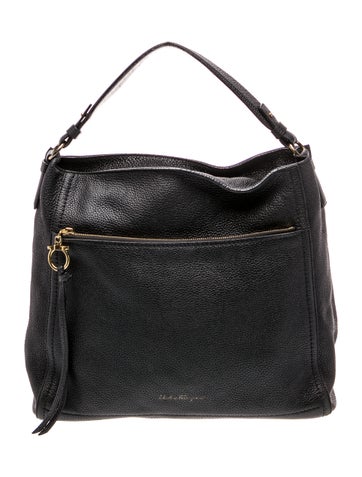 Leather Top Handle Bag