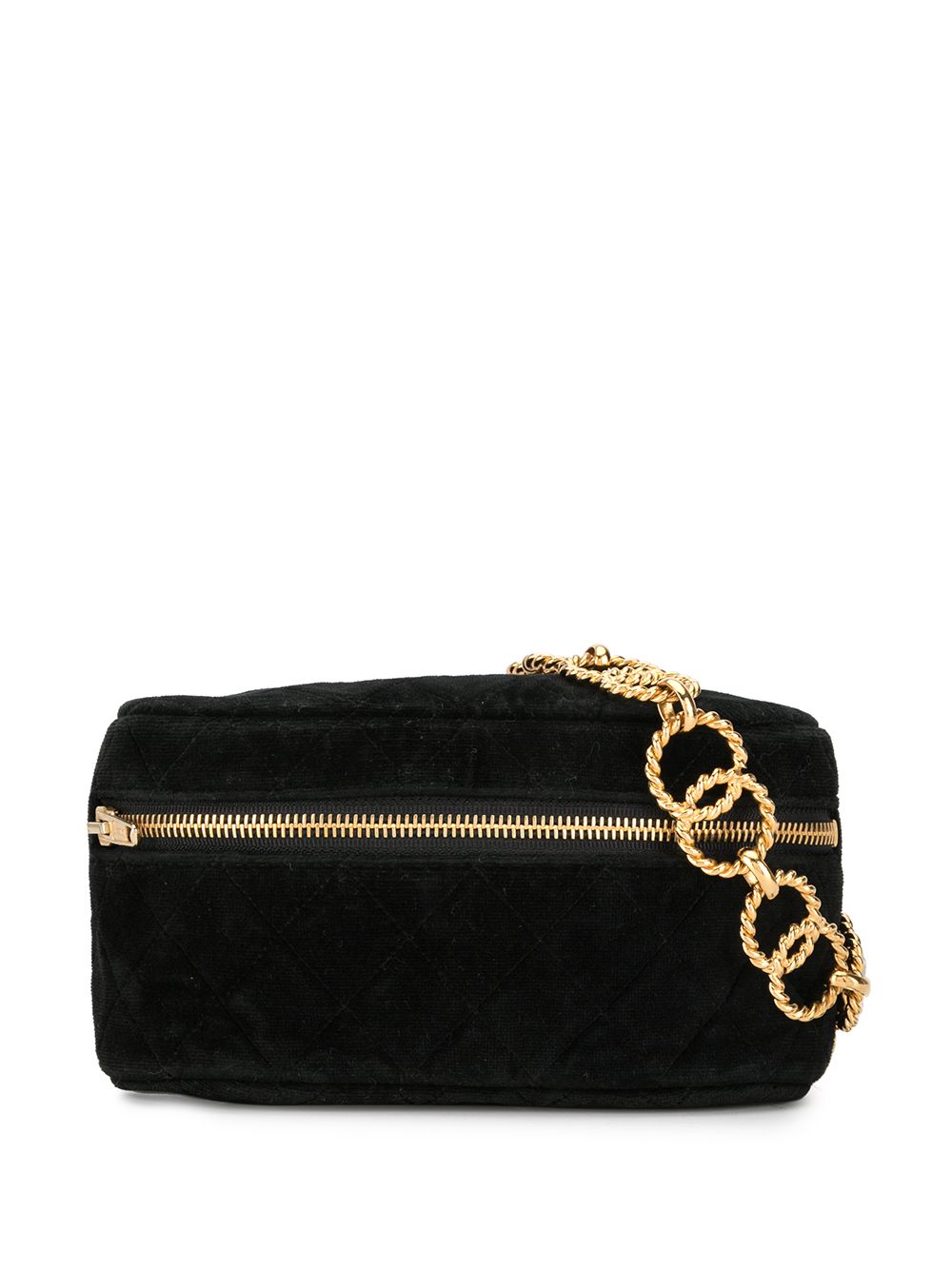 1997 quilted chain belt bag
