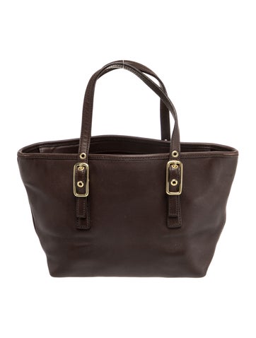Leather Top Handle Bag