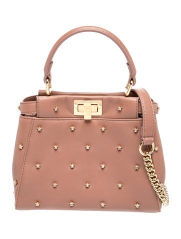 Fendi Leather Peekaboo Mini