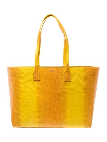 Embossed Leather Tote