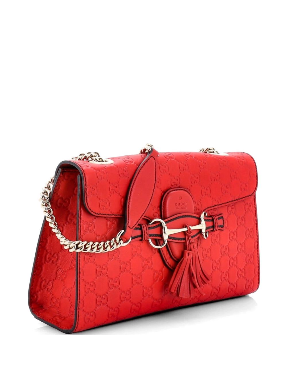 Emily Chain Flap Bag Guccissima Leather Medium shoulder bag