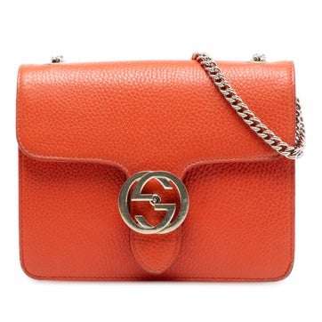 Small Dollar Calfskin Interlocking G Crossbody